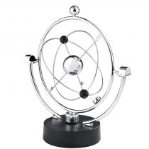 Fdit Craft Milky Way Swing Ball Desk Celestial Body Kinetic Movement Orbital Electric Wiggler Swing Ball Desk for Home Room Decor(A603)