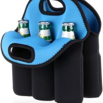 BTSKY 6 Bottles Insulated Neoprene Carrier Tote Carry Case Bag for Beer Baby Bottle Cans Drinks