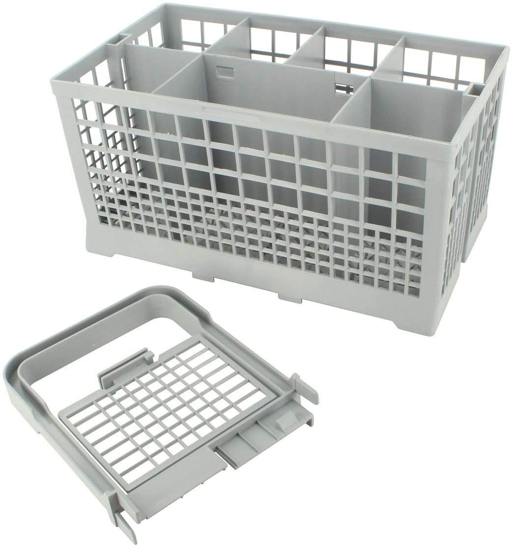 Paxanpax PLD001 Cutlery Basket Fits brands: BHS Group, Neff, Siemens, Gaggenau Dishwasher, Grey, 24 x 13.5 x 12.5 cm - Image 2