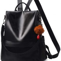 NICOLE & DORIS Backpack Womens fashion rucksack faux leather Waterproof college daypack shoulder bag for ladies large capacity anti-theft