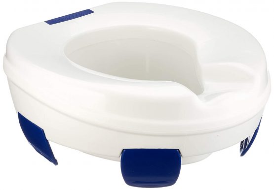 GIMA 27756 Raised Toilet"Clipper" 11 cm, toilet seat, water seat, wc seat