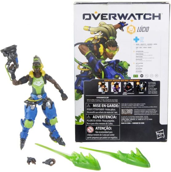 Overwatch Ultimates Series Lucio 6 Inch Scale Collectible Action Figure with Accessories, Blizzard Video Game Character - Image 4