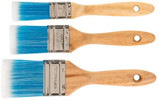 Silverline 675077 Synthetic Brush Set 3pce 25, 40 and 50 mm - Image 2