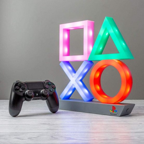 Paladone Playstation Icons XL | 3 Modes-Music Reactive Game Room Lighting | Eco-Friendly BDP Breakdown Plastic | Perfect for Home, Office and Bedrooms, 75 W, Multi-Colour - Image 3