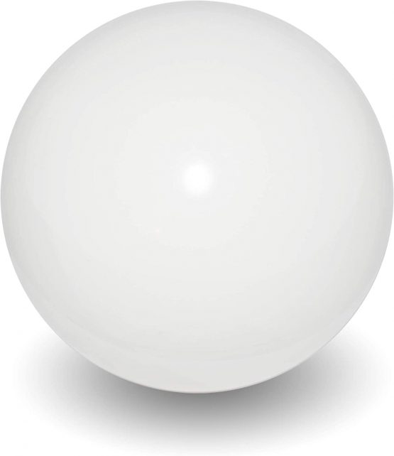 Flames N Games Juggle Dream Practice Contact Ball + Suede Bag - Pro Contact Balls for all Abilities. Available in 3 sizes and 5 colours!! (White, 80mm) - Image 3