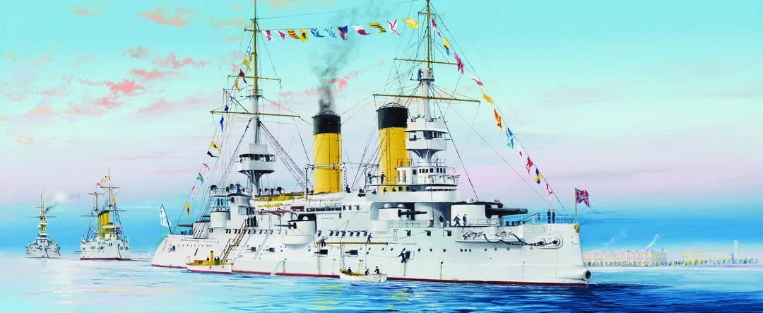 Trumpeter 1: 350 - Russian Tsesarevich Battleship (1904), Various, Small