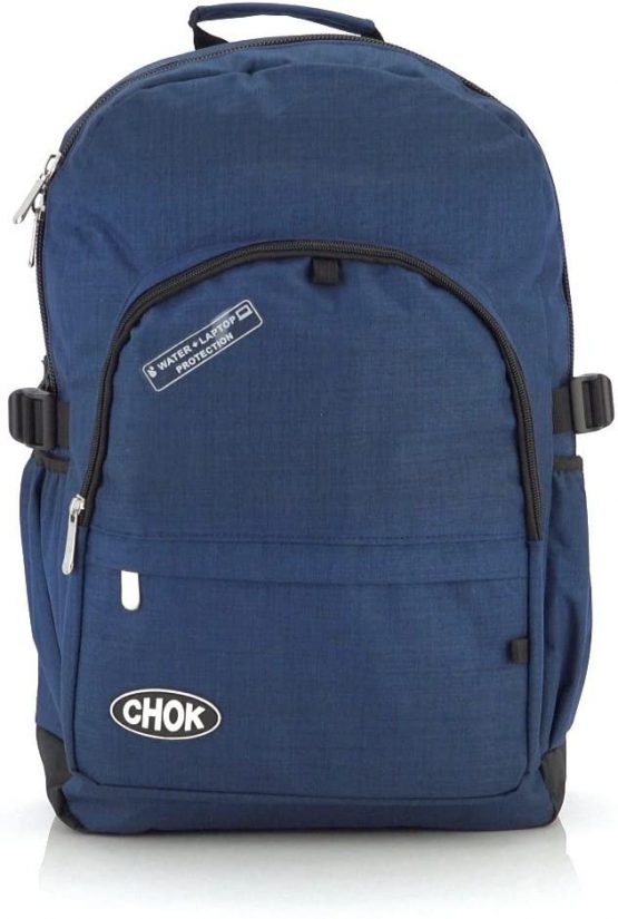 CHOK Commuter Blue Backpack Rucksack Bag with Laptop Protection | School College Travel Work | Cool Commute - Image 2