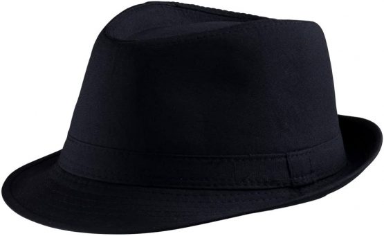 Dress Up America Unisex Black Fedora Hat For Adults