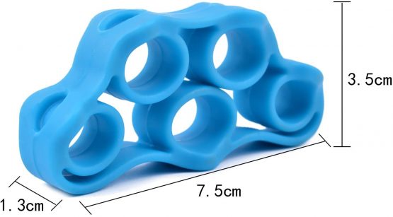 euhuton 3 Pcs Silicone Finger Stretcher Hand Resistance Bands Hand Extensor Exerciser Finger Rehabilitation Training Device，3 Sizes(3KG/6.6Ib 4KG/8.8Ib 5KG/11Ib) - Image 4