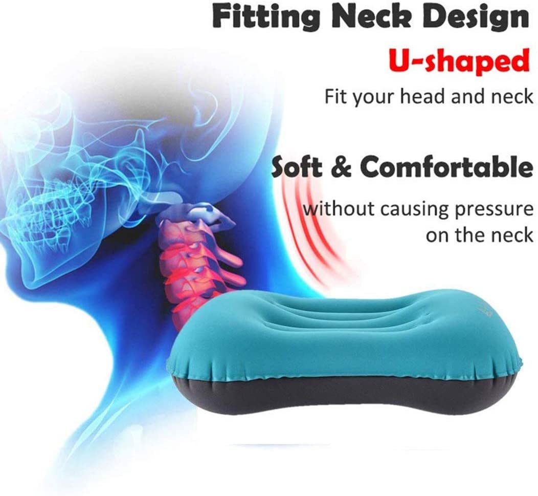 HIKENTURE Inflating Picnic Pillow Lightweight Beach Pillow - Image 3