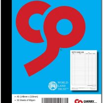 Cherry Petty Cash Log Book SL A5 50pages 80gsm