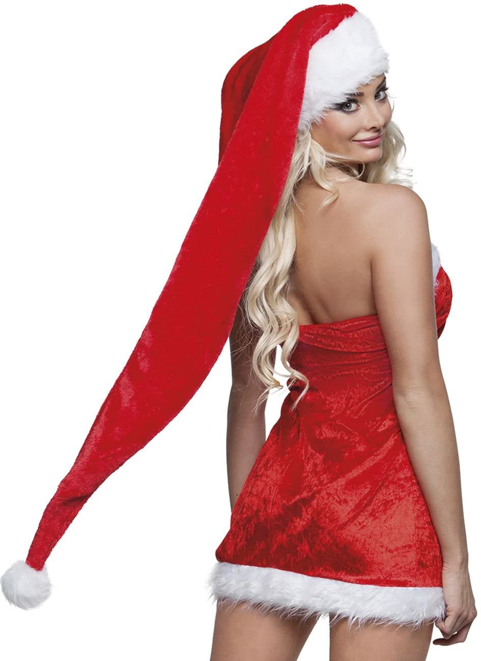 Boland 13425 Santa Hat Unisex Adult One Size, Red - Image 2