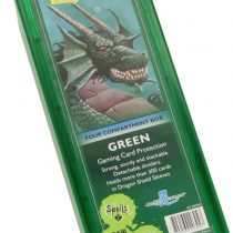 Dragon Shield 4 Compartment Storage Box (Green)