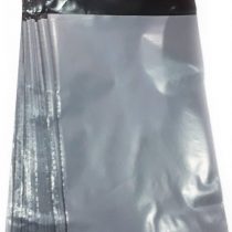 50 Grey Colour Plastic Polythene Peel + Seal Mailing Postal Bags Large Size 12 x 16" / 305 x 405mm Self Seal Packing Packaging Postage Mail Sacks Envelopes Mailers