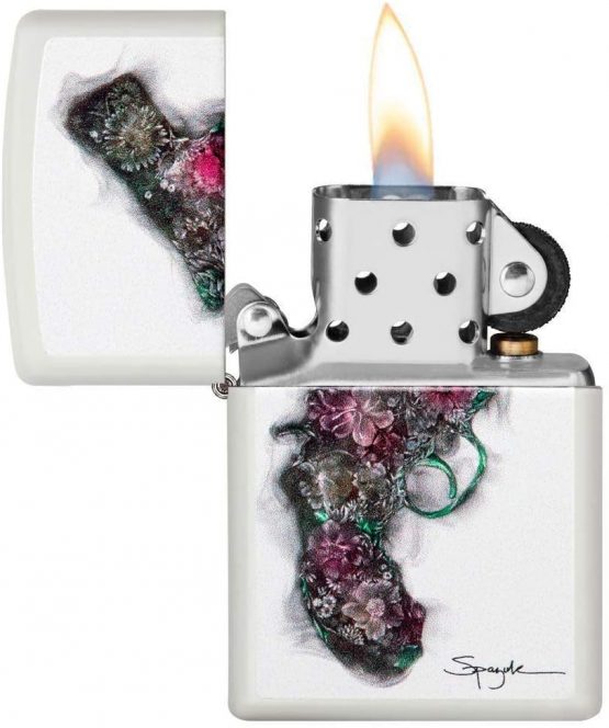 Zippo Windproof Lighter | Metal Long Lasting Zippo Lighter | Best with Zippo Lighter Fluid | Refillable Lighter | Perfect for Cigarettes Cigars Candles |Pocket Lighter Fire Starter | Spazuk Artist - Image 3