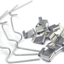 SSI Greenhouse glazing 50 "w" wire clips and 50 "z" overlap clips