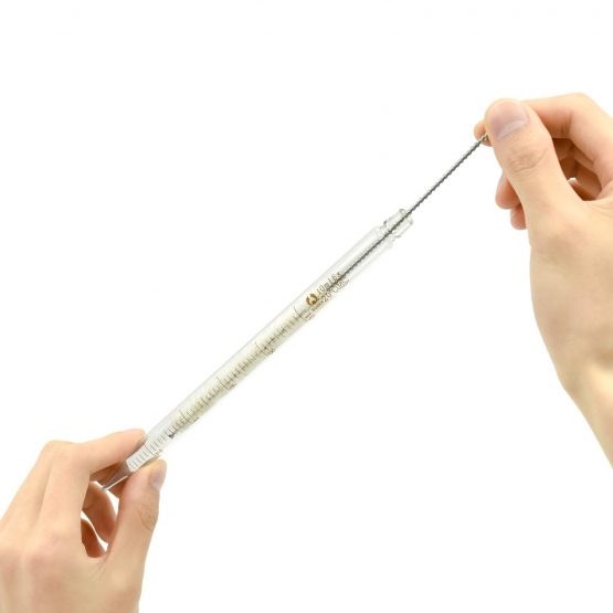 Wandefol 6pcs Glass Pipettes 0.5ml,1ml,2ml,3ml,5ml,10ml with Rubber Suction Ball, Graduated Dropper + 2 * Cleaning Brush Laboratory Chemistry - Image 4