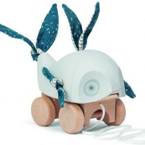Micki 10218700 Whale Pull Along Toy, Senses, Wood