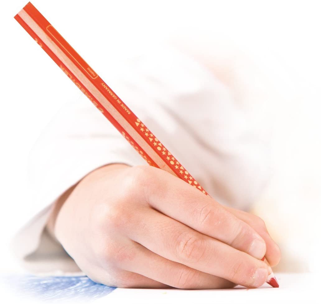 STAEDTLER 128 NC12P1 Noris Jumbo Coloured Pencils in Assorted Colours, Pack of 10 + 2, with Sharpener, white, 12 count (Pack of 1) - Image 4