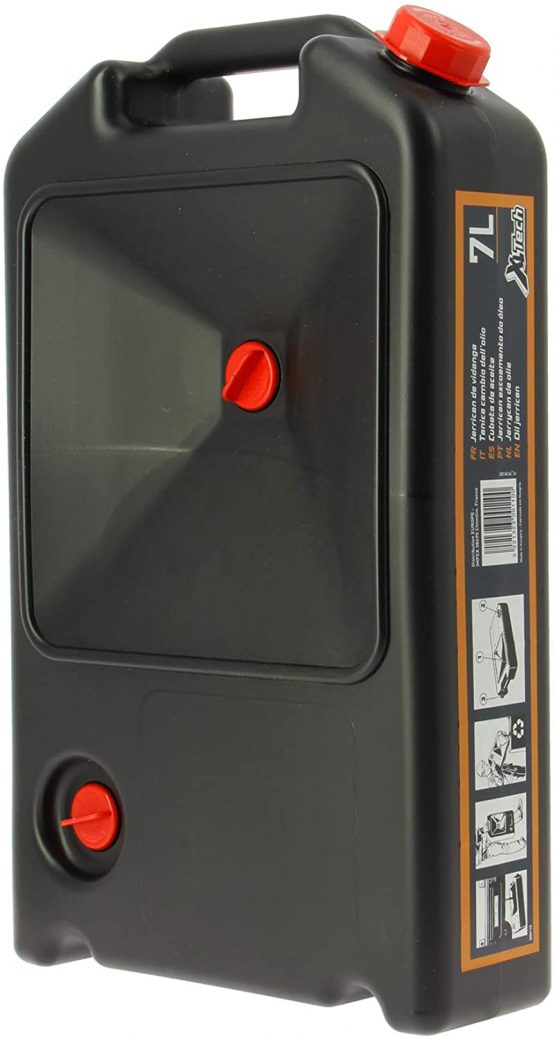 XL Tech 300110 Jerry Can with Drain Pan 7 L, Flat