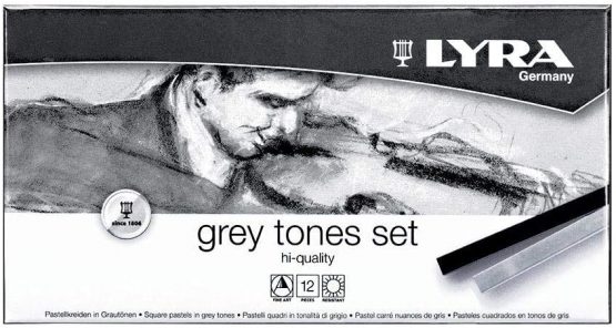 LYRA Polycrayons Soft Grey Tones 12 Box 17.4 x 9.0 x 2.0 cm - Image 2