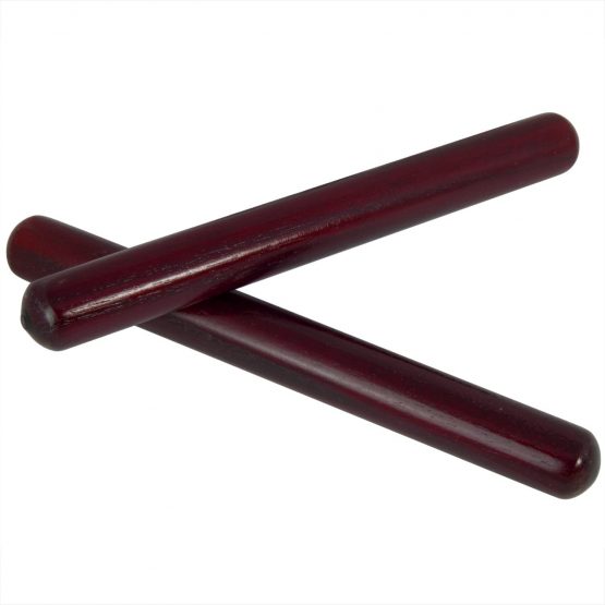 TIGER CLA7-RD Redwood Finish Wooden Claves 20cm Length Pair of Claves - Image 2