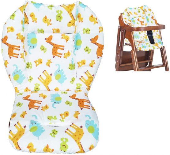 Baby High Chair Seat Cushion Liner Mat Pad Cover Animal Breathable - Image 2