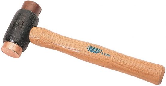 Draper 20088 Expert Copper and Rawhide Faced Hammer, 1100g