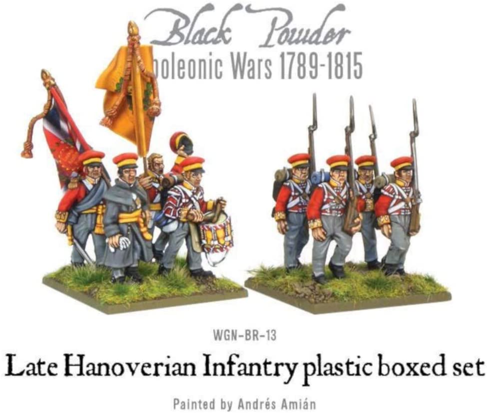Hanoverian Infantry, 28mm Scale Plastic Miniatures for Black Powder by Warlord Games - Image 3