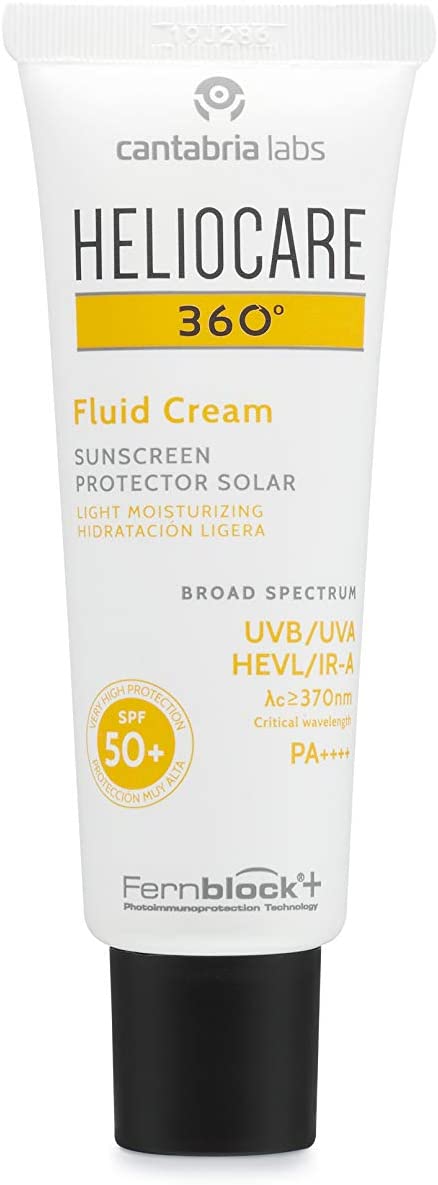 Heliocare 360 Fluid Cream SPF50+ 50ml / Sun Cream For Face/Daily UVA - Image 4
