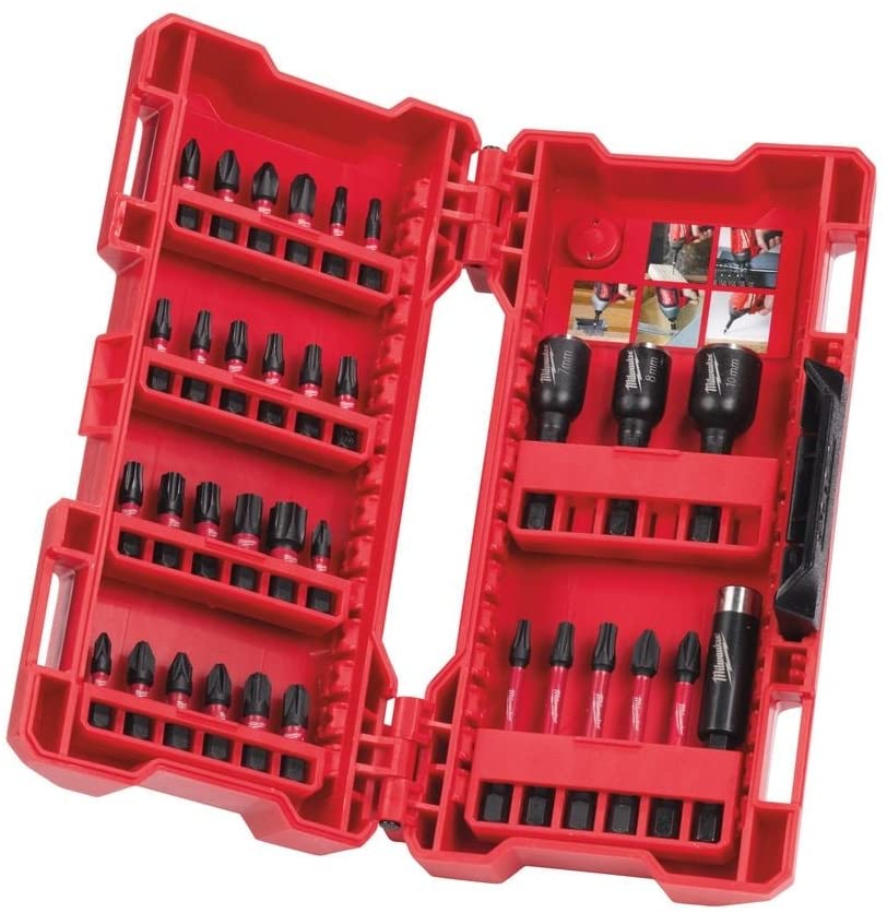Milwaukee 4932430905 Shockwave Impact Bits and Nut Drivers Set (33 Piece), Red, Variety Pack - Image 4