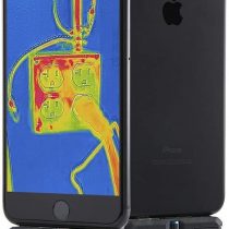 FLIR ONE Pro iOS ONE PRO Thermal Imaging Camera for iOS, 160 x 120 Thermal Resolution, VividIR Lightning Connector, Neutral