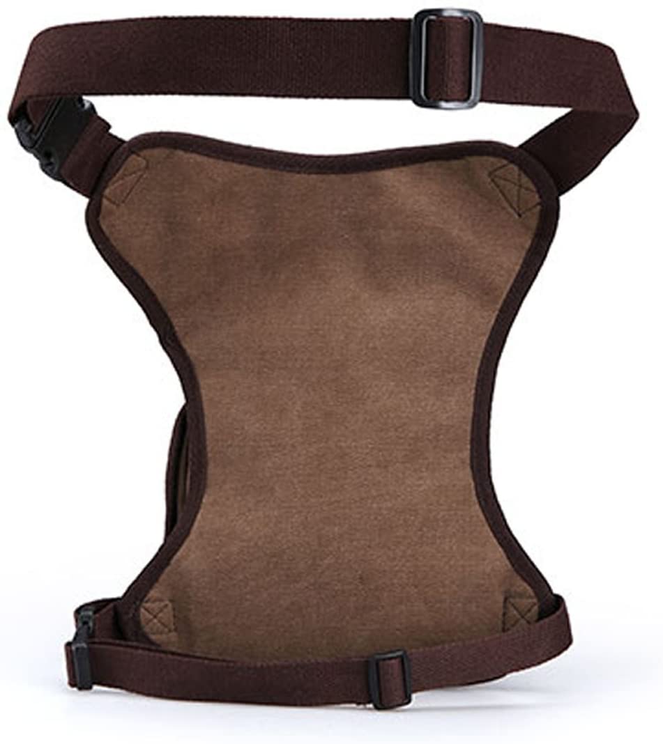 Canvas Drop Leg Bag Hiking Waist Pack for Men Women Outdoor Travel Sports Tactical Military Motorcycle Bike Cycling Riding Thigh Fanny Pouch - Image 3