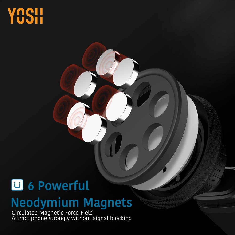 YOSH Magnetic Phone Holder for Dashboard & Windscreen - Image 3