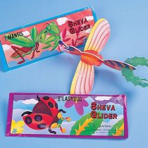 Baker Ross O671 Insect Flying Gliders, for Kids Toys, Party Bag Fillers, Games and Prizes (Pack of 6), Assorted