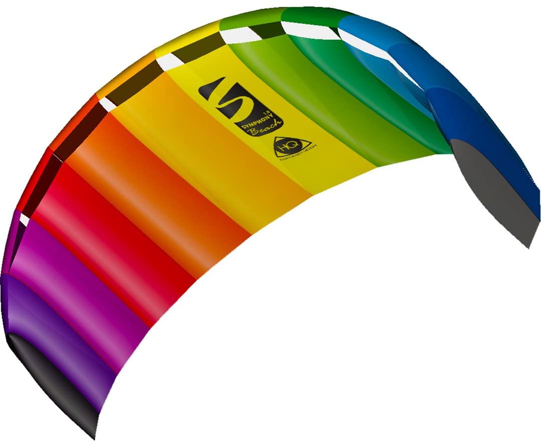 HQ Kites 1.8m Symphony Beach III Rainbow R2F, Multicolor, 180 cm