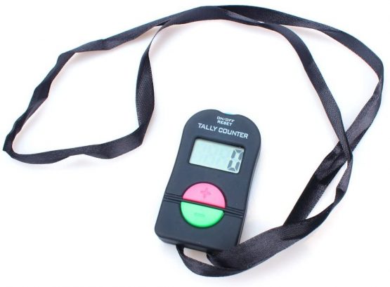 Digital Hand Tally Counter Electronic Manual Clicker with Lanyard Add Subtract Model For Running Golf Football - Image 2