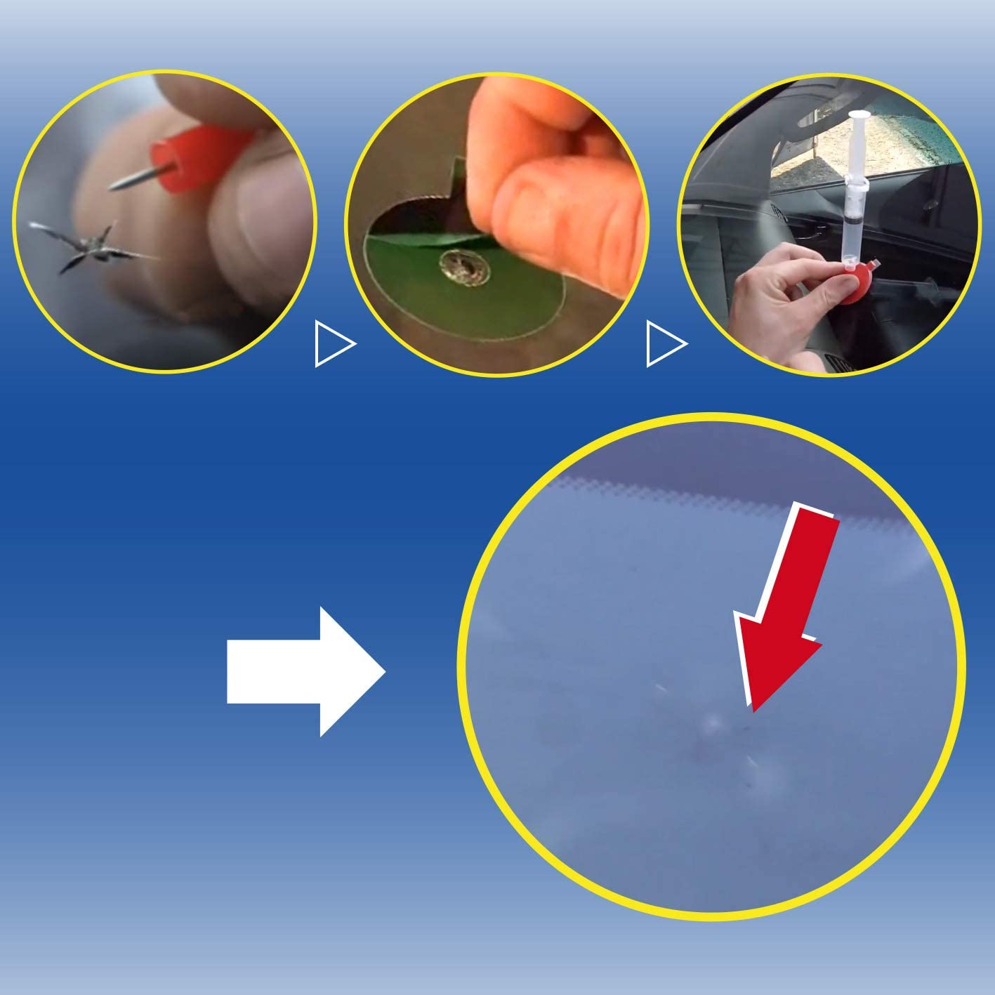 ATG® Windscreen Repair Kit with Resin, Windscreen Chip Repair Kit, Windshield Repair Kit for Car Glass - Image 4