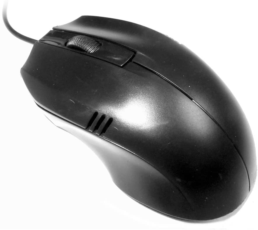 Compoint CP-506 3-Button USB Scroll-Wheel Optical Mouse - Black