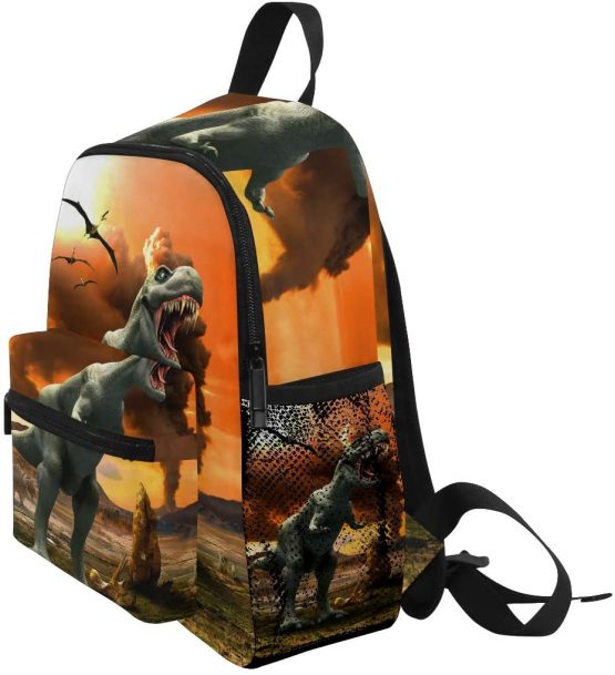 ISAOA Rocker Unicorn Children's Backpack for Boys,Kid's Schoolbag for Kindergarten Preschool Toddler Baby Nursery Travel Bag with Chest Clip (Blue) - Image 3