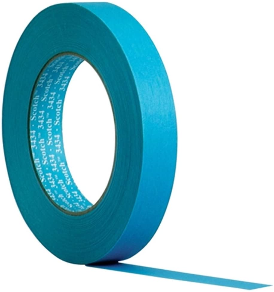 Scotch Water Resistant Blue Automotive Masking Tape - 25 mm x 50 m, 25mm*50mtr