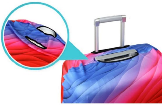 YianBestja Washable Travel Luggage Cover Elastic Suitcase Trolley Protector Cover for 18-32 Inch Luggage (Travel, S) - Image 4