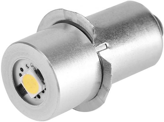 Garsent LED Replacement Bulb for Flashlights, P13.5S 1W Energy Saving Pocket Lamp Emergency Bulb.(3V) - Image 2