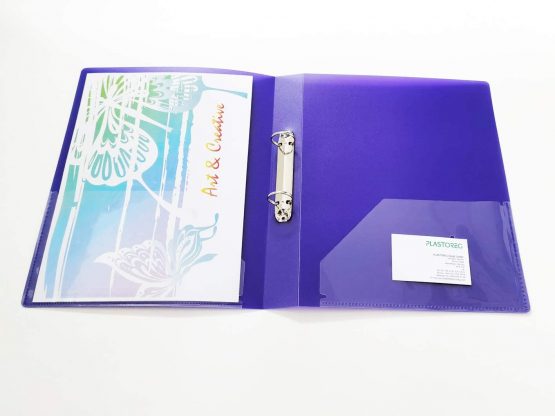 Eastlight 2-Ring Binder A4 Frosted Assorted Pack of 6 - Image 3