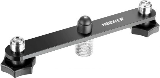 Neewer NW-036 Microphone Bar, Durable Sturdy Steel Microphone Mount Bracket T-bar with Standard 5/8-inch Thread Smooth Finish, Suitable for Most Microphones Clips Stands Boom Arms in Studios Showrooms