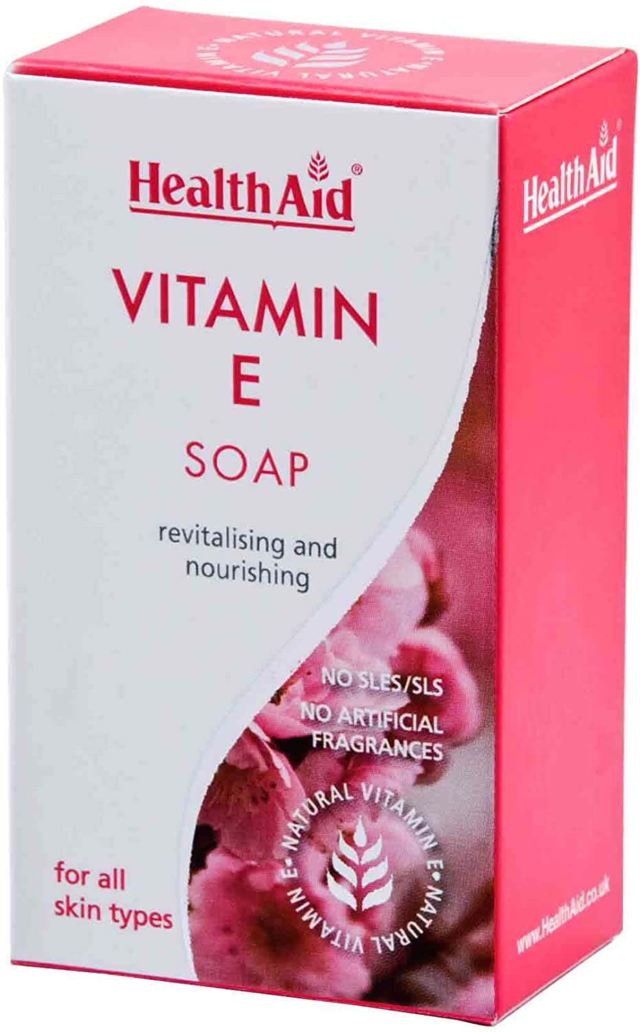 HealthAid Vitamin E Soap, 100 g, White, 100 count (Pack of 1)