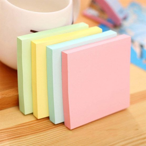 Early Buy Self-Stick Notes Sticky Notes 100 Sheets/Pad 6 Candy Colors 3 inch X 3 inch 6 Pack - Image 2