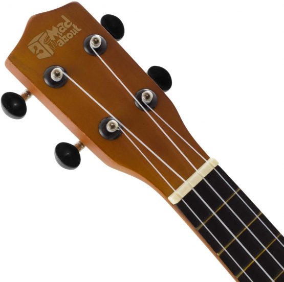 Soprano Ukulele for Beginners in Natural with FREE Uke Bag & Tuner - Image 3