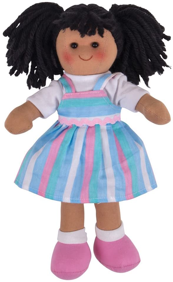 Bigjigs Toys Kira 28cm Doll, Multicoloured