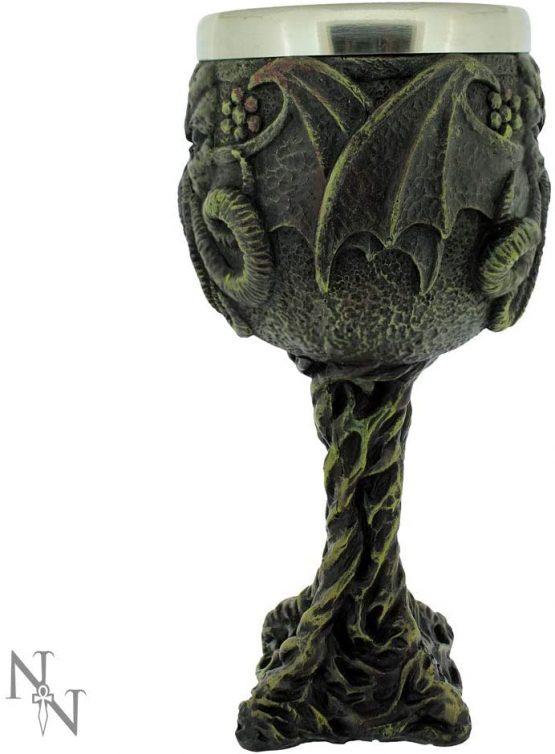 Nemesis Now Cthulhu's Thirst Goblet 21cm Green, Resin w/Stainless Steel Insert, 1 Count (Pack of 1) - Image 2